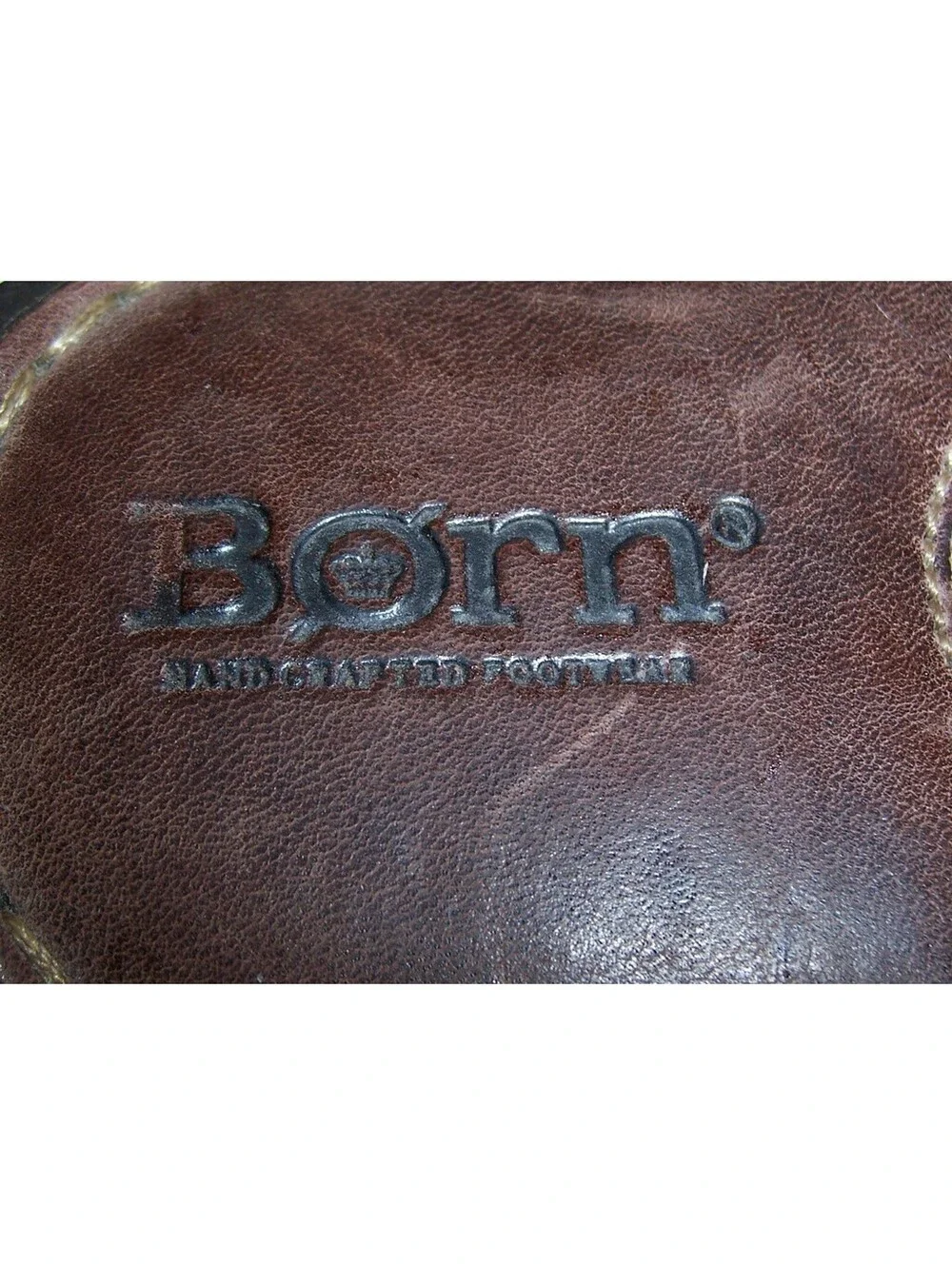 Born W61029 Brown Strappy Leather Comfort Sandals Wms US 10